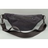 sac banane en canvas gris