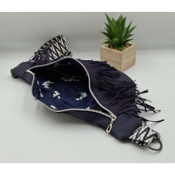 sac banane bleu foncé