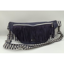 sac banane bleu foncé