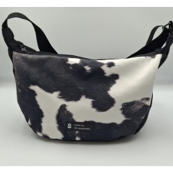 sac demi-lune peau vache