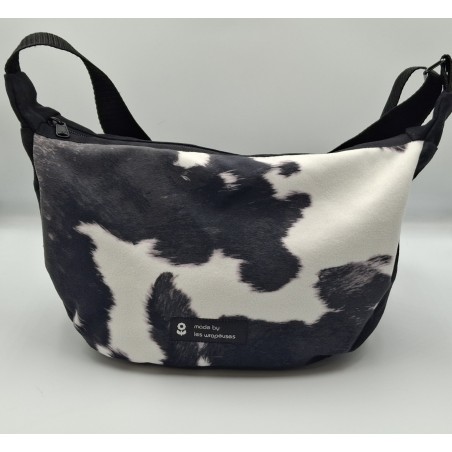 sac demi-lune peau vache