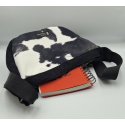 sac demi-lune peau vache