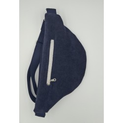 Sac banane - poche zipée - velours côtelé